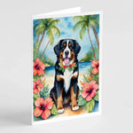 Luau Party Greeting Cards - Size: 5X7 | Pack Of: 8 | Collection name: Luau party-AMAZON FACTORY