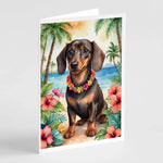 Luau Party Greeting Cards - Size: 5X7 | Pack Of: 8 | Collection name: Luau party-AMAZON FACTORY