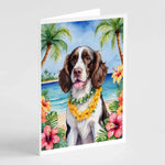 Luau Party Greeting Cards - Size: 5X7 | Pack Of: 8 | Collection name: Luau party-AMAZON FACTORY