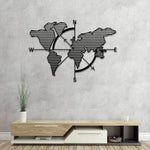 Map of Life Metal Wall Art-AMAZON FACTORY
