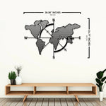 Map of Life Metal Wall Art-AMAZON FACTORY