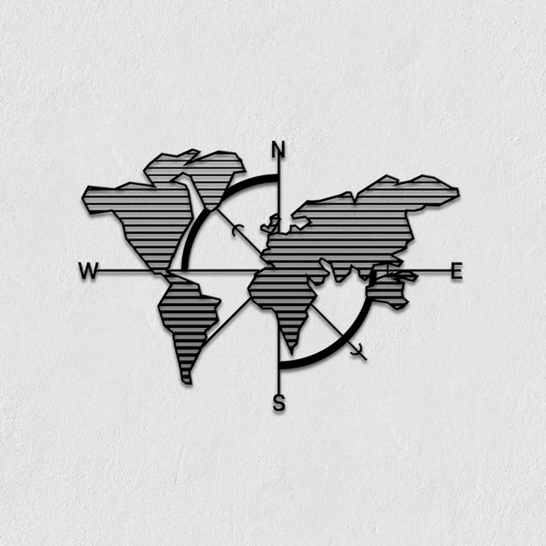 Map of Life Metal Wall Art-AMAZON FACTORY