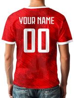 Men's Custom Canada National Team Soccer T-shirt Personalized Name Number Football Shirt, Breathable Quick Dry Sportswear-AMAZON FACTORY