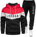 Men's Spring Sports Fitness Comfortable and Fashionable Streetwear Style: Two-piece Long-sleeved Sports Shirt, Hooded Sports Shi-AMAZON FACTORY