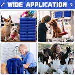 Microfiber Pet Towel 60x100cm Quick-Drying Cat Dog Convenient Cleaning Towel Highly Absorbent Pet Bath Towel Dog Accessories-AMAZON FACTORY