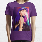 Misato T Shirt Cotton Men DIY Print Cool Tee Anime Manga Girl Woman Misato Katsuragi Club Clubbing Lights Sad - AMAZON FACTORY