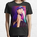 Misato T Shirt Cotton Men DIY Print Cool Tee Anime Manga Girl Woman Misato Katsuragi Club Clubbing Lights Sad - AMAZON FACTORY
