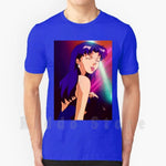 Misato T Shirt Cotton Men DIY Print Cool Tee Anime Manga Girl Woman Misato Katsuragi Club Clubbing Lights Sad - AMAZON FACTORY