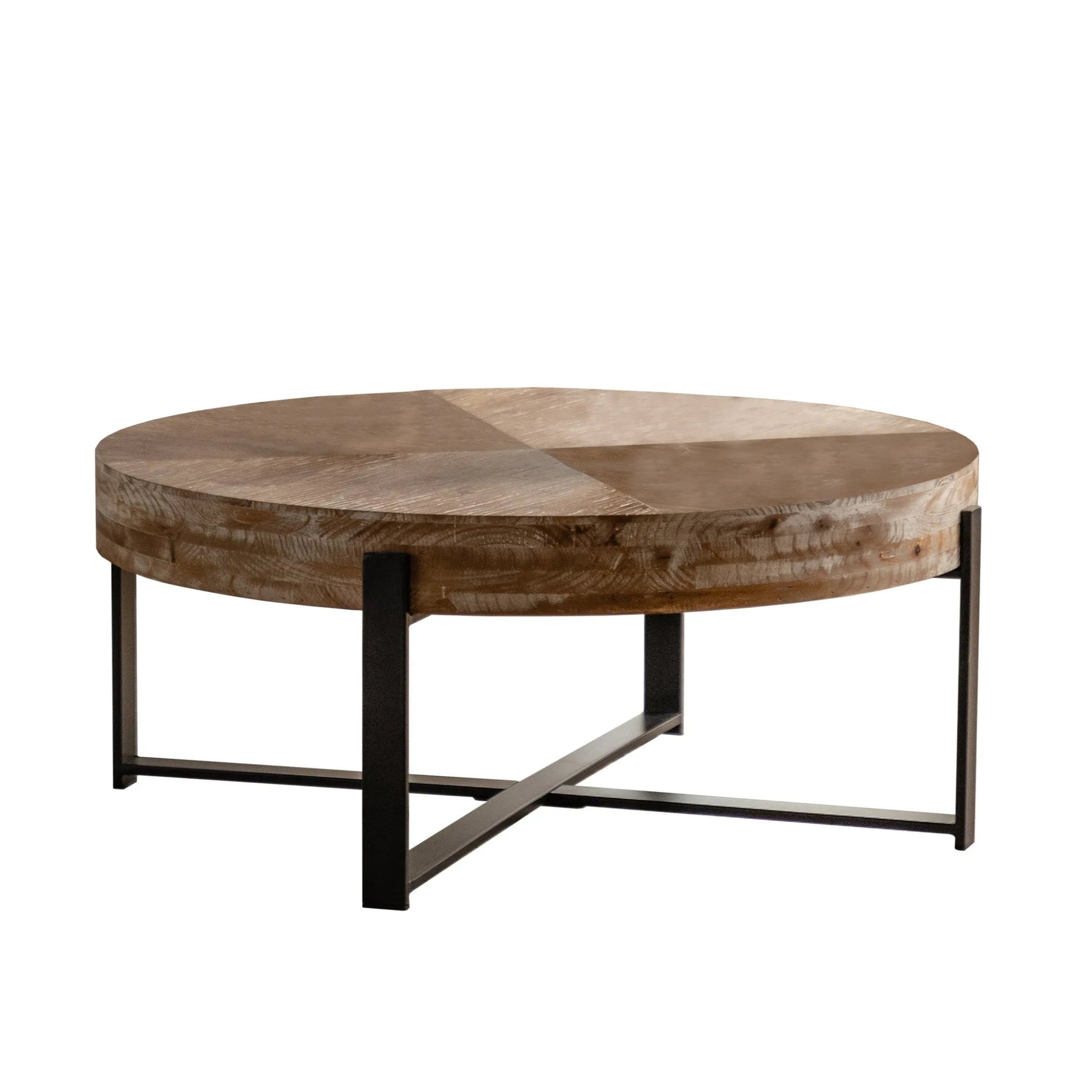 Modern Retro Splicing Round Coffee Table - AMAZON FACTORY