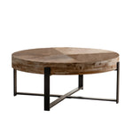 Modern Retro Splicing Round Coffee Table - AMAZON FACTORY