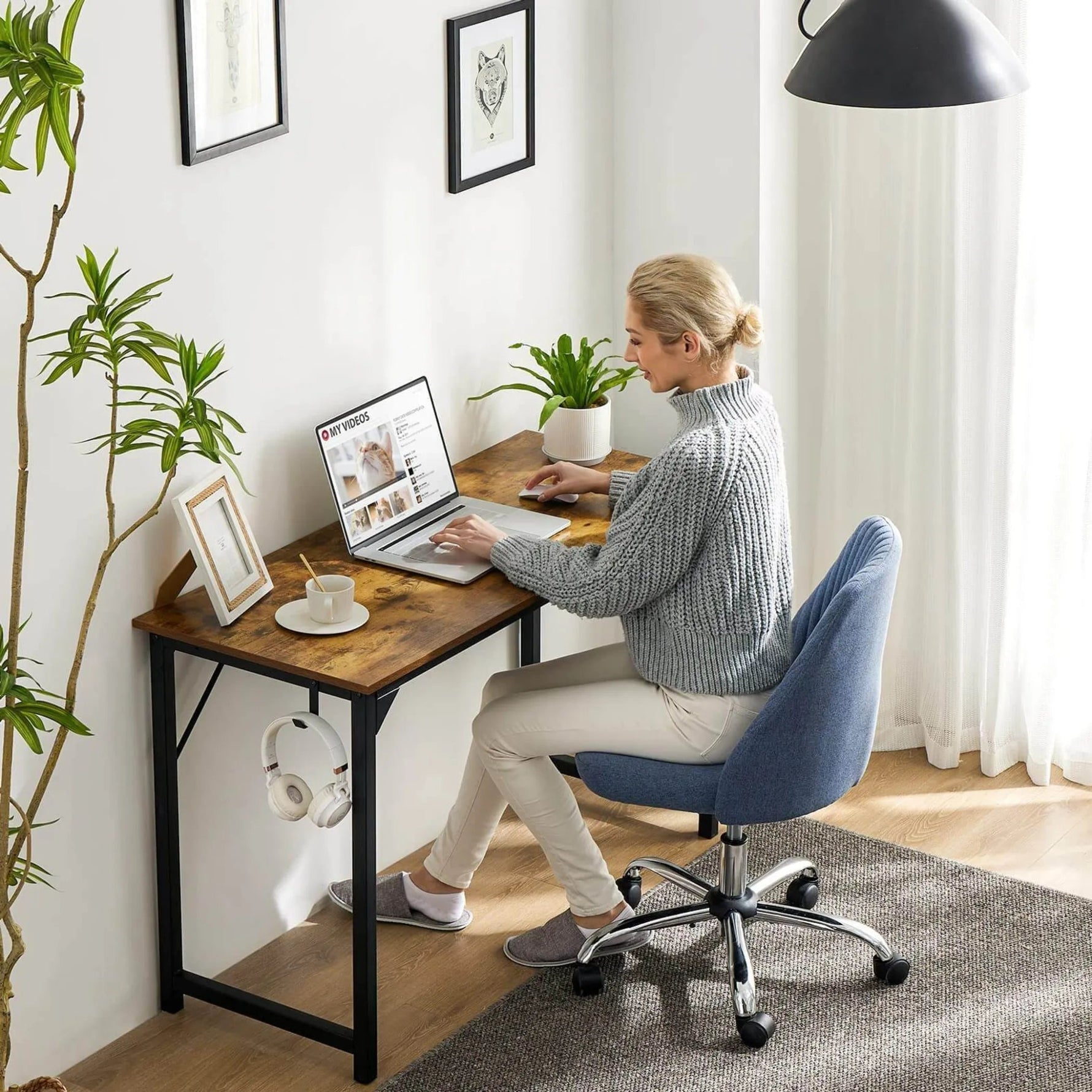 Modern Simple Style Wooden Work Office - AMAZON FACTORY