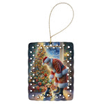 Moments with Santa Porcelain Ornament - AMAZON FACTORY