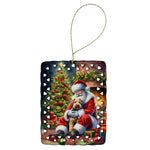 Moments with Santa Porcelain Ornament - AMAZON FACTORY
