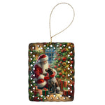 Moments with Santa Porcelain Ornament - AMAZON FACTORY