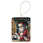Moments with Santa Porcelain Ornament - AMAZON FACTORY