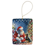 Moments with Santa Porcelain Ornament - AMAZON FACTORY