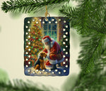 Moments with Santa Porcelain Ornament - AMAZON FACTORY