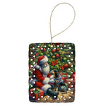 Moments with Santa Porcelain Ornament - AMAZON FACTORY