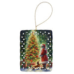 Moments with Santa Porcelain Ornament - AMAZON FACTORY
