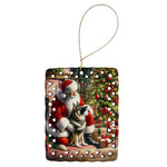 Moments with Santa Porcelain Ornament - AMAZON FACTORY