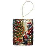 Moments with Santa Porcelain Ornament - AMAZON FACTORY