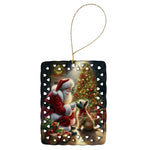 Moments with Santa Porcelain Ornament - AMAZON FACTORY