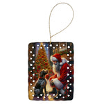 Moments with Santa Porcelain Ornament - AMAZON FACTORY