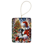 Moments with Santa Porcelain Ornament - AMAZON FACTORY