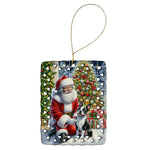 Moments with Santa Porcelain Ornament - AMAZON FACTORY