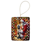 Moments with Santa Porcelain Ornament - AMAZON FACTORY