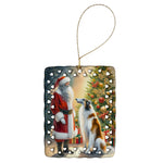 Moments with Santa Porcelain Ornament - AMAZON FACTORY