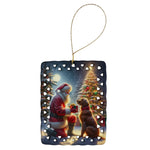Moments with Santa Porcelain Ornament - AMAZON FACTORY