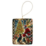 Moments with Santa Porcelain Ornament - AMAZON FACTORY