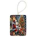 Moments with Santa Porcelain Ornament - AMAZON FACTORY