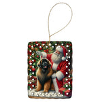 Moments with Santa Porcelain Ornament - AMAZON FACTORY