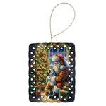 Moments with Santa Porcelain Ornament - AMAZON FACTORY