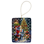 Moments with Santa Porcelain Ornament - AMAZON FACTORY