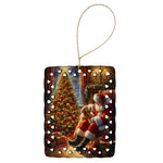 Moments with Santa Porcelain Ornament - AMAZON FACTORY