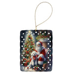 Moments with Santa Porcelain Ornament - AMAZON FACTORY