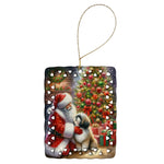 Moments with Santa Porcelain Ornament - AMAZON FACTORY