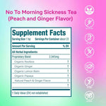 Morning Sickness Tea - Peach and Ginger: 40 Cups-AMAZON FACTORY
