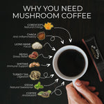 Mushroom Coffee Fusion - Lion’s Mane & Chaga 4oz - AMAZON FACTORY