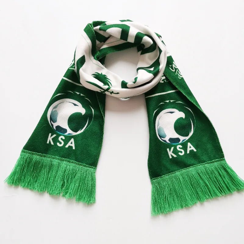 National Team Soccer Fan Scarf, Custom Double-sided Fleece Scarves, Germany France Italy UK Football Fans Scarf-AMAZON FACTORY