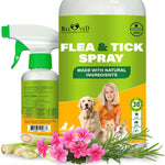 Natural Flea and Tick Home Spray for Dogs Cats & Ferret Mosquito Bug Repellent & Carpet Flea Killer Pet Pest Control & House Flea Treatment Indoor Org - AMAZON FACTORY