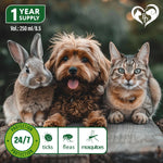 Natural Flea and Tick Home Spray for Dogs Cats & Ferret Mosquito Bug Repellent & Carpet Flea Killer Pet Pest Control & House Flea Treatment Indoor Org - AMAZON FACTORY