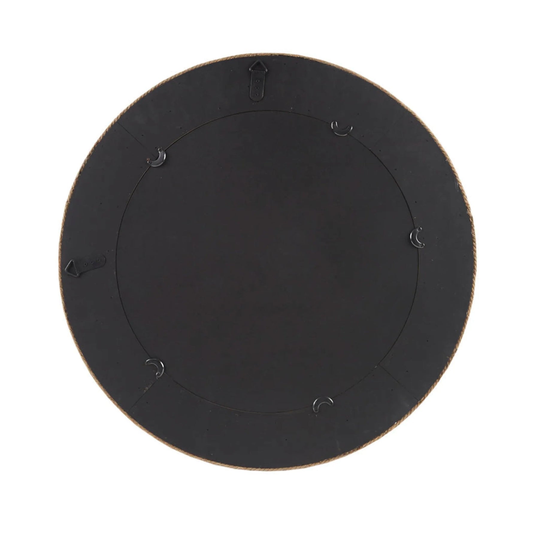 Natural Jute Rope Round Wall Mirror - AMAZON FACTORY