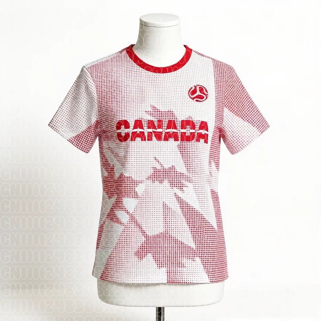 New Canada National Team Special Edition Quick-drying, Breathable, Sweat-wicking Sports Short-sleeved T-shirt Family Matching ﻿-AMAZON FACTORY