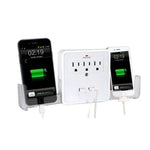 NEW! Classic Combo Wall Adapter W/3 AC Outlets W/Surge Protection And Dual USB Ports To Charge Your Gadgets-AMAZON FACTORY