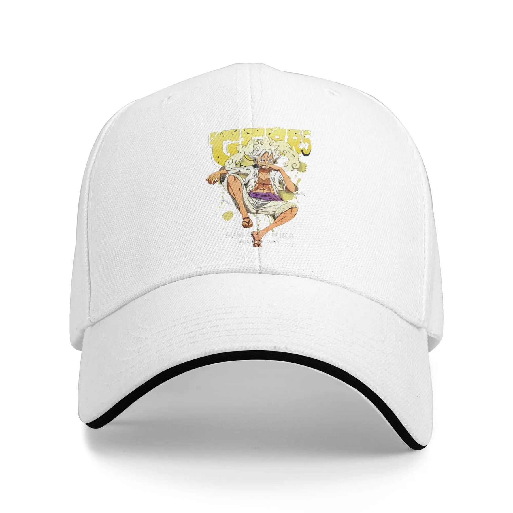 Nika Monkey-Luffyy Baseball Caps Hip Hop One PieceJapan Anime Sandwich Hats Men Women Adjustable Headwear Sport-AMAZON FACTORY
