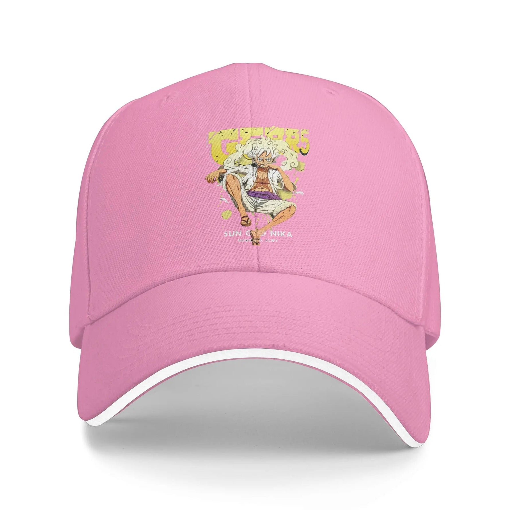 Nika Monkey-Luffyy Baseball Caps Hip Hop One PieceJapan Anime Sandwich Hats Men Women Adjustable Headwear Sport-AMAZON FACTORY